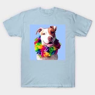 Dog in Flowers T-Shirt